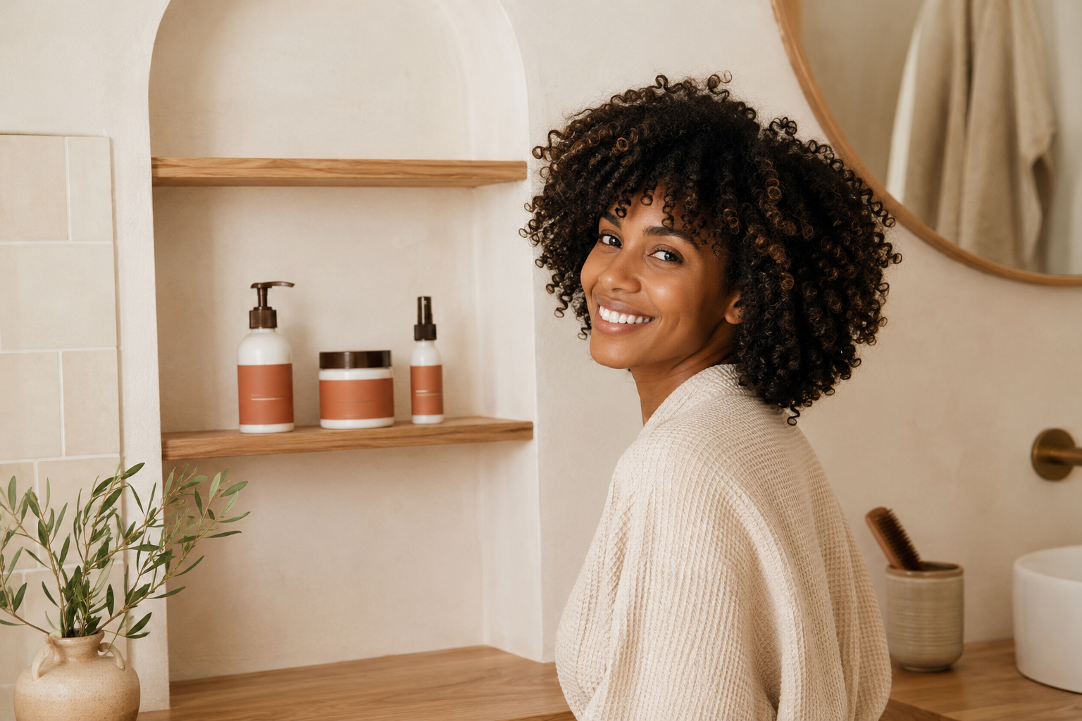 Routine cheveux bouclés, frisés et crépus : combien de produits faut-il ?