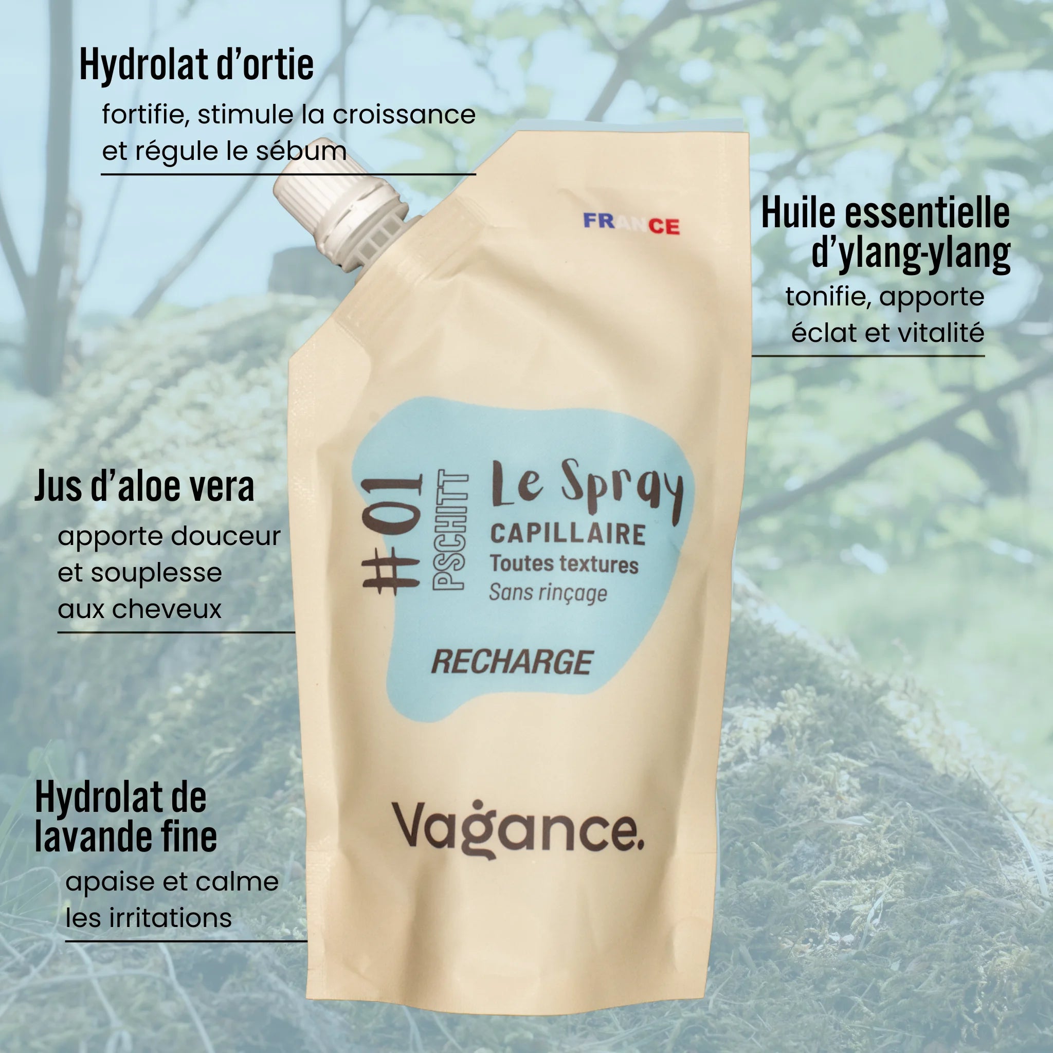 La Recharge spray capillaire bio