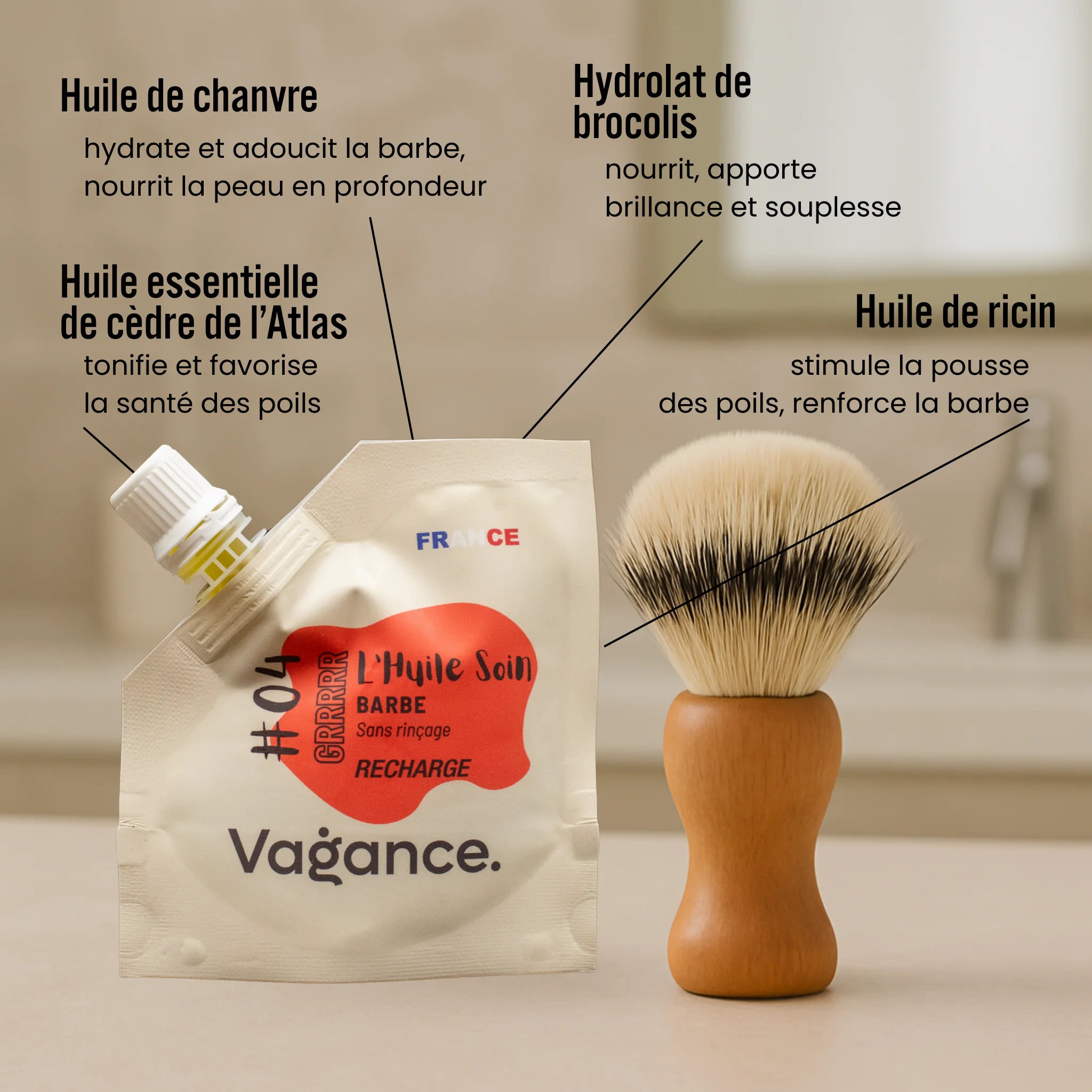 La Recharge huile soin barbe bio