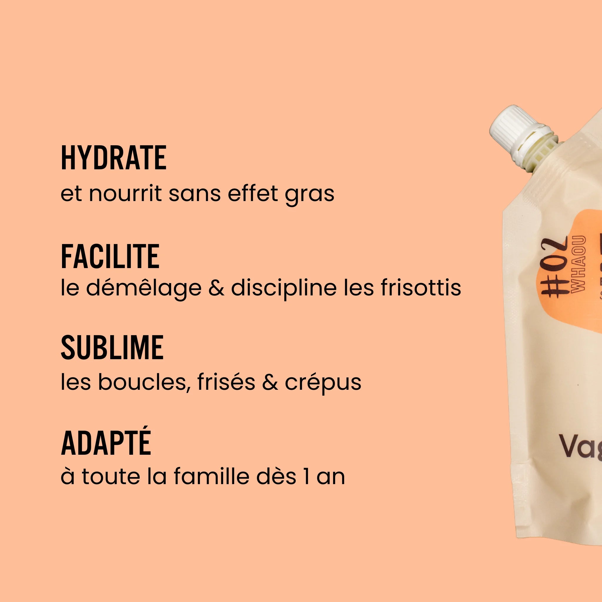 La Recharge crème capillaire bio leave-in