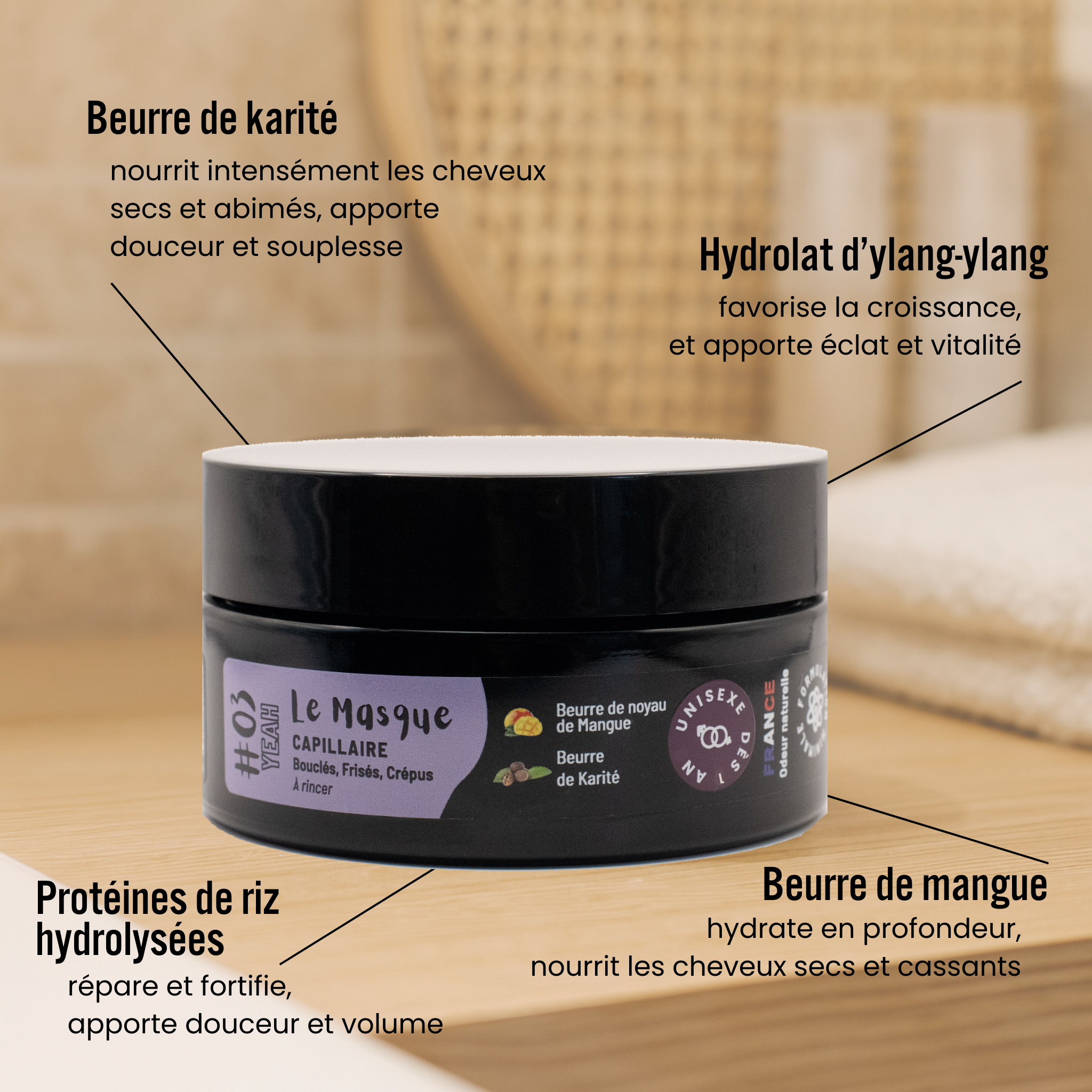 Le pack éco Masque Capillaire bio