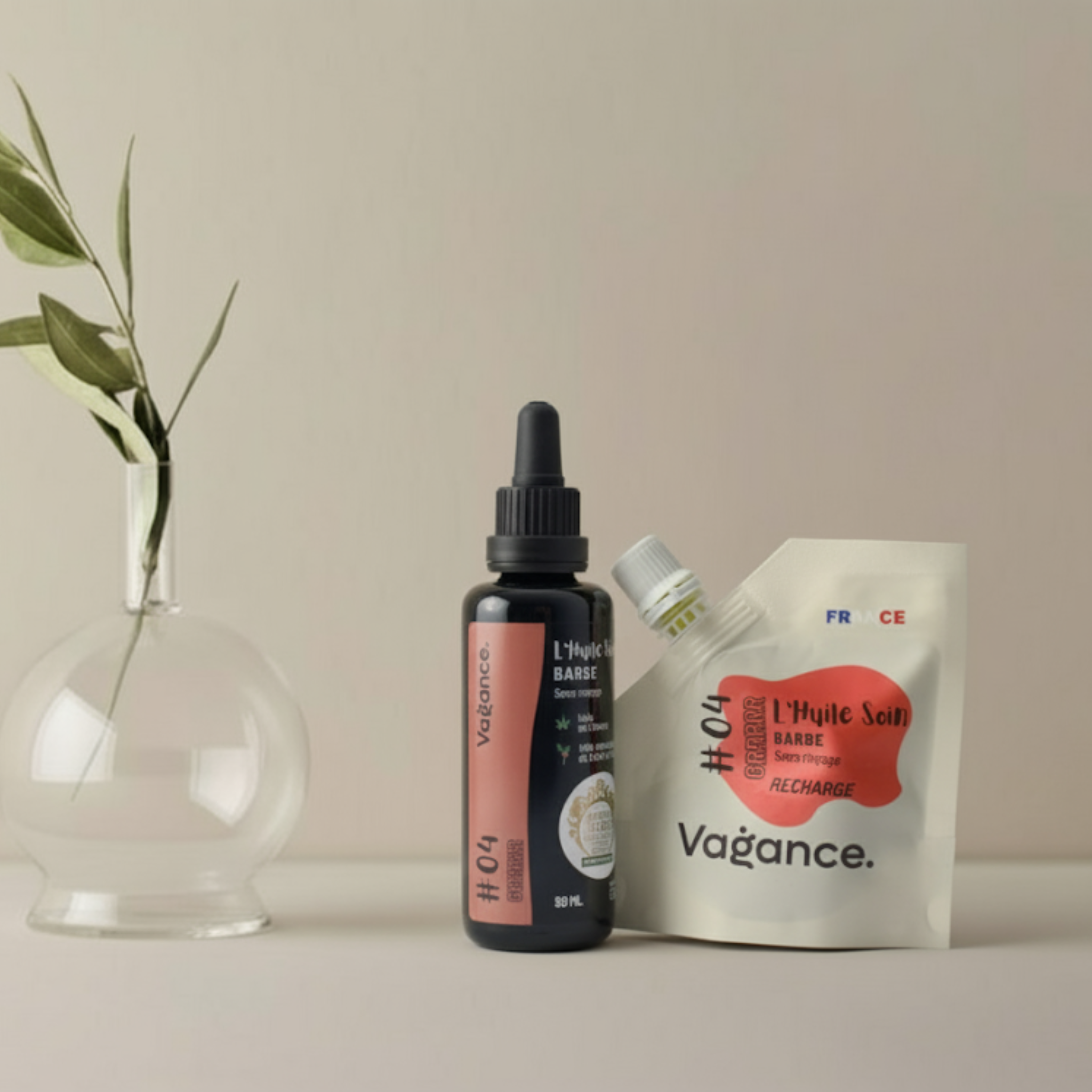 Le pack éco Huile soin barbe bio