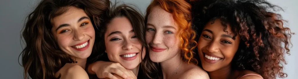 bannière diversité cheveux femmes